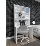 Asra Trend %100 MDFLAM Raflı Çalışma Masası Bilgisayar Ofis Ders Masası ÇM-03