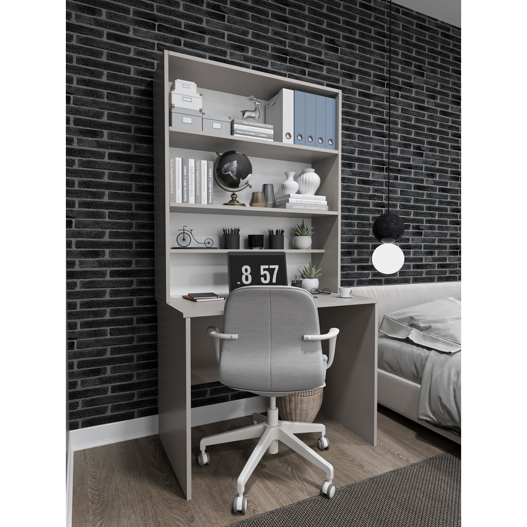 Asra Trend %100 MDFLAM Raflı Çalışma Masası Bilgisayar Ofis Ders Masası ÇM-03 Asra Trend %100 MDFLAM Raflı Çalışma Masası Bilgisayar Ofis Ders Masası ÇM-03