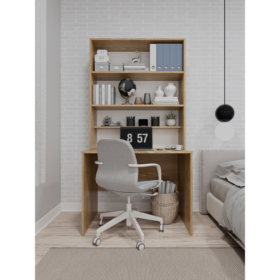 Asra Trend %100 MDFLAM Raflı Çalışma Masası Bilgisayar Ofis Ders Masası ÇM-03 Asra Trend %100 MDFLAM Raflı Çalışma Masası Bilgisayar Ofis Ders Masası ÇM-03