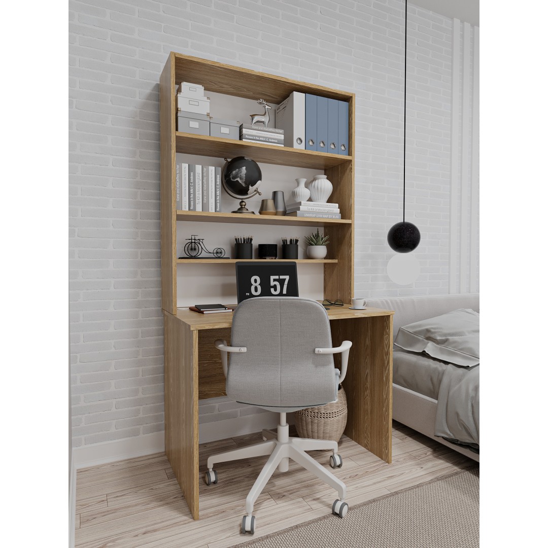 Asra Trend %100 MDFLAM Raflı Çalışma Masası Bilgisayar Ofis Ders Masası ÇM-03 Asra Trend %100 MDFLAM Raflı Çalışma Masası Bilgisayar Ofis Ders Masası ÇM-03