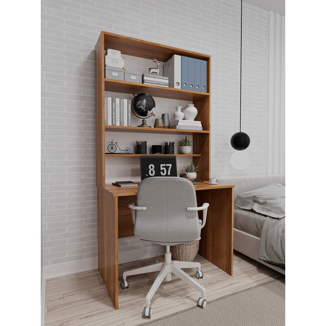 Asra Trend %100 MDFLAM Raflı Çalışma Masası Bilgisayar Ofis Ders Masası ÇM-03 Asra Trend %100 MDFLAM Raflı Çalışma Masası Bilgisayar Ofis Ders Masası ÇM-03