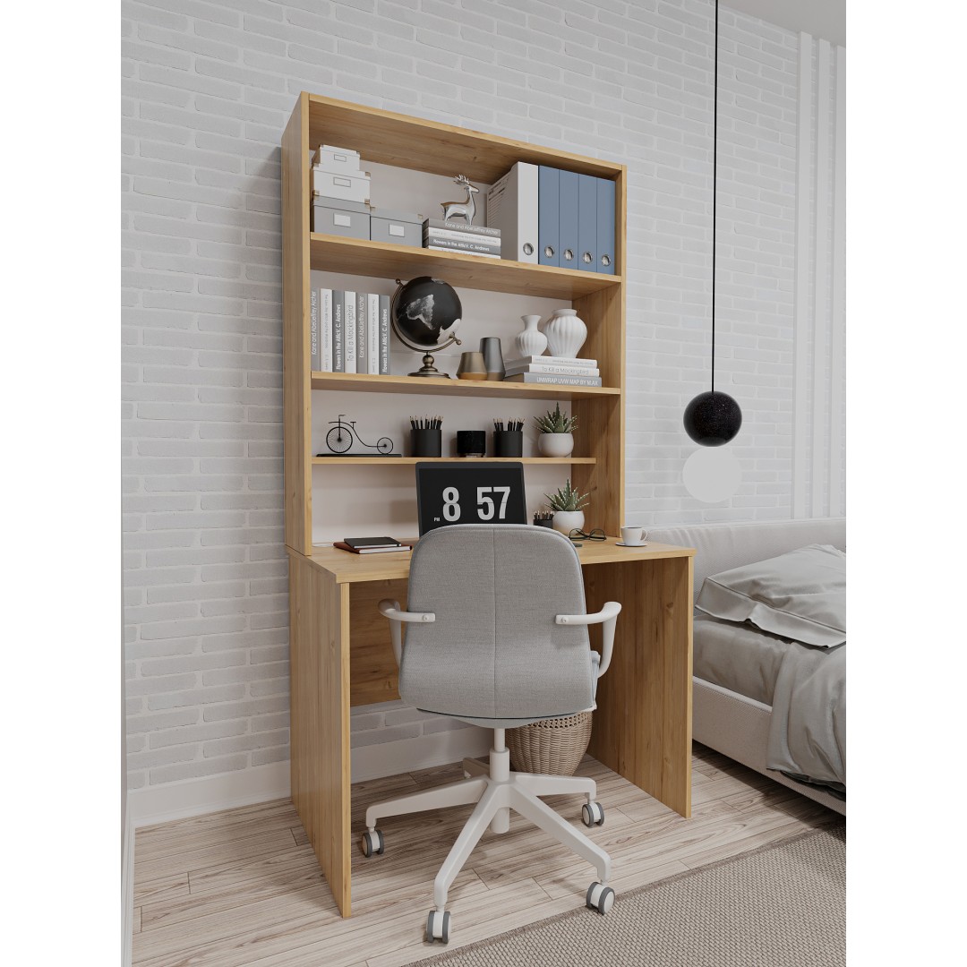Asra Trend %100 MDFLAM Raflı Çalışma Masası Bilgisayar Ofis Ders Masası ÇM-03 Asra Trend %100 MDFLAM Raflı Çalışma Masası Bilgisayar Ofis Ders Masası ÇM-03