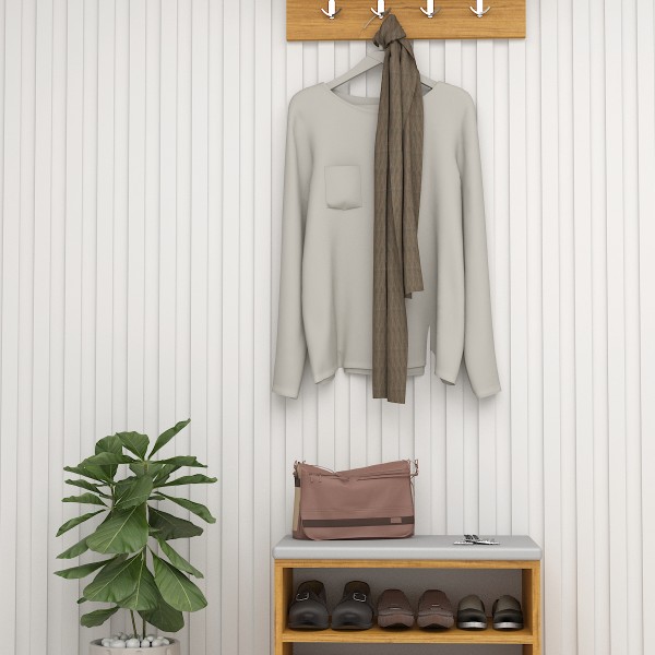 Asra Trend Puflu Ayakkabılık ve Askılık A-33 Asra Trend Puflu Ayakkabılık ve Askılık A-33