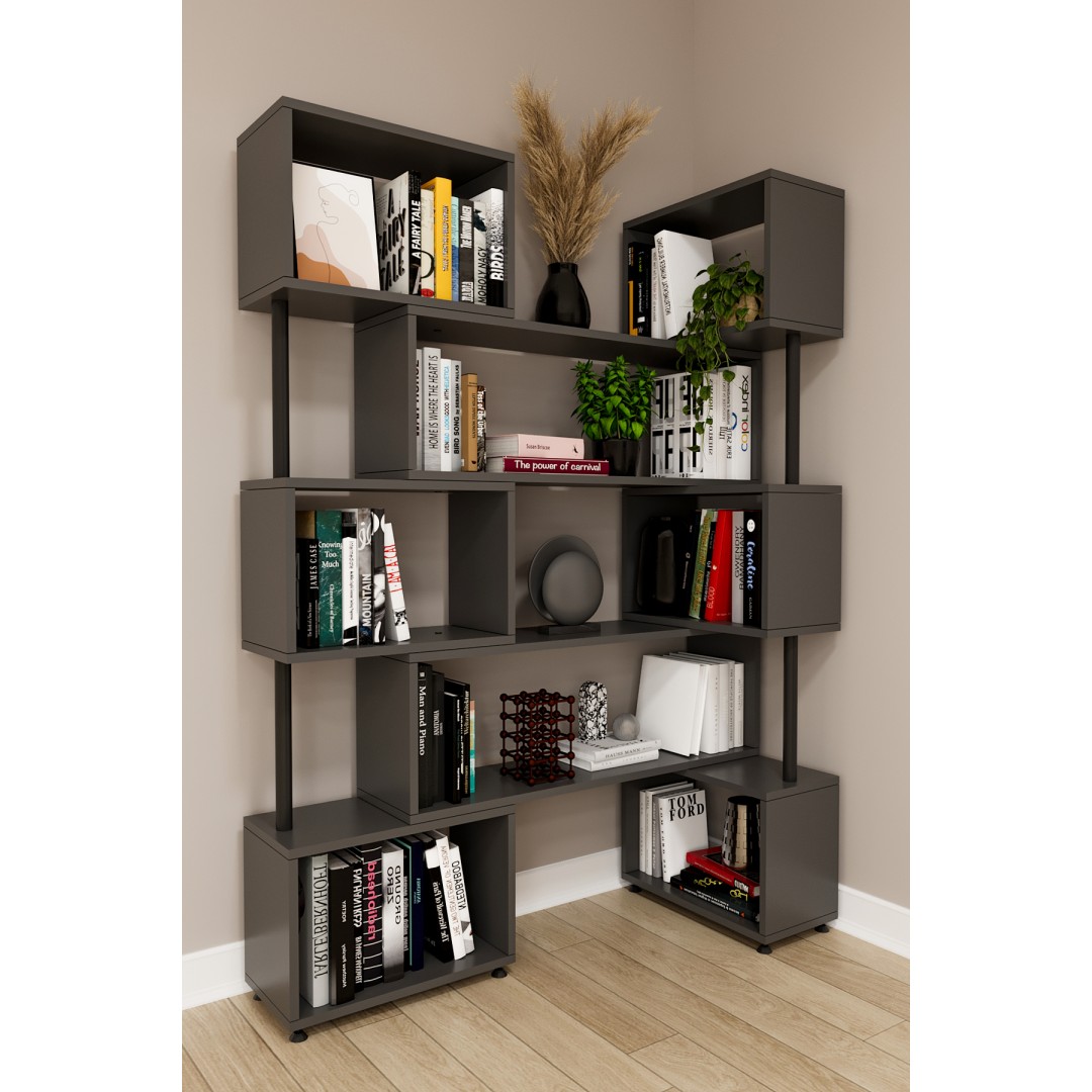 asratrend DK-02 Dekoratif Modern Kitaplık – Duvar/Köşe Modüler Şık Tasarım, Salon & Ofis Kitaplığı asratrend DK-02 Dekoratif Modern Kitaplık – Duvar/Köşe Modüler Şık Tasarım, Salon & Ofis Kitaplığı