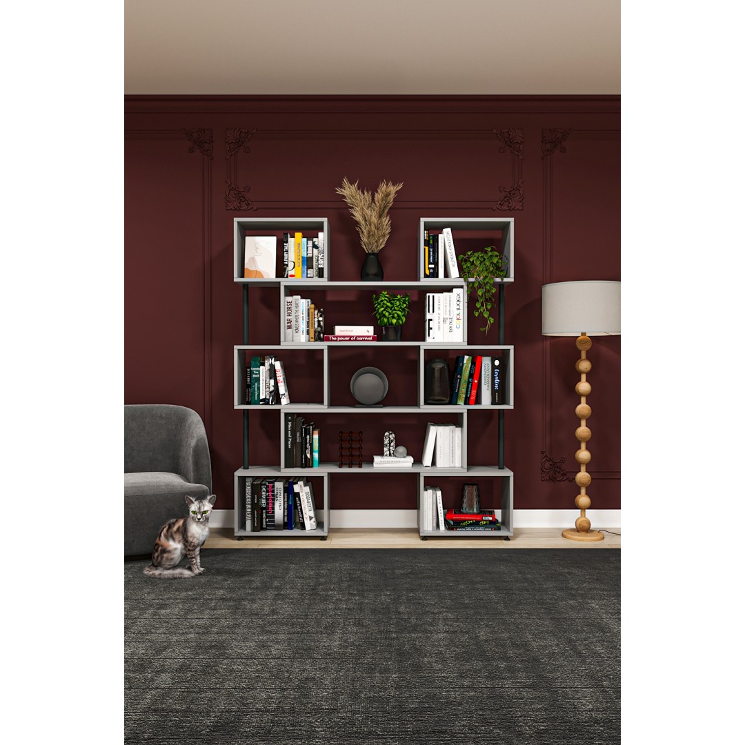 asratrend DK-02 Dekoratif Modern Kitaplık – Duvar/Köşe Modüler Şık Tasarım, Salon & Ofis Kitaplığı asratrend DK-02 Dekoratif Modern Kitaplık – Duvar/Köşe Modüler Şık Tasarım, Salon & Ofis Kitaplığı