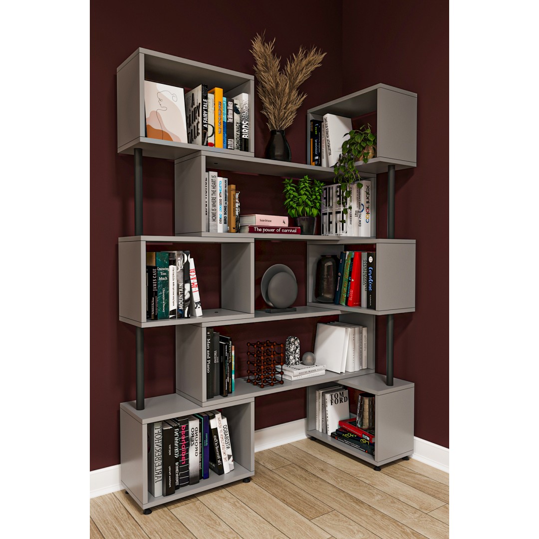 asratrend DK-02 Dekoratif Modern Kitaplık – Duvar/Köşe Modüler Şık Tasarım, Salon & Ofis Kitaplığı asratrend DK-02 Dekoratif Modern Kitaplık – Duvar/Köşe Modüler Şık Tasarım, Salon & Ofis Kitaplığı