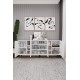 Geniş Konsol - Modern Büfe Dolap - 4 Kapaklı Şık Tasarım Salon ve Yemek Odası Ünitesi KNSL-05 Geniş Konsol - Modern Büfe Dolap - 4 Kapaklı Şık Tasarım Salon ve Yemek Odası Ünitesi KNSL-05