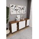 Geniş Konsol - Modern Büfe Dolap - 4 Kapaklı Şık Tasarım Salon ve Yemek Odası Ünitesi KNSL-05 Geniş Konsol - Modern Büfe Dolap - 4 Kapaklı Şık Tasarım Salon ve Yemek Odası Ünitesi KNSL-05