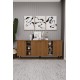 Geniş Konsol - Modern Büfe Dolap - 4 Kapaklı Şık Tasarım Salon ve Yemek Odası Ünitesi KNSL-05 Geniş Konsol - Modern Büfe Dolap - 4 Kapaklı Şık Tasarım Salon ve Yemek Odası Ünitesi KNSL-05