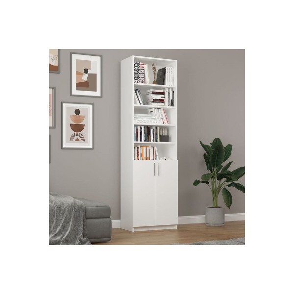 Asra Trend %100 MDFLAM Beyaz Kapaklı Kitaplık K-31 Asra Trend %100 MDFLAM Beyaz Kapaklı Kitaplık K-31