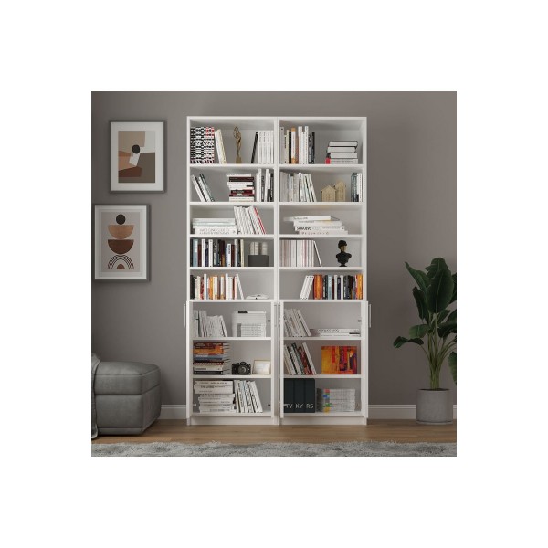 Asra Trend %100 MDFLAM Beyaz Kapaklı Kitaplık K-39 Asra Trend %100 MDFLAM Beyaz Kapaklı Kitaplık K-39