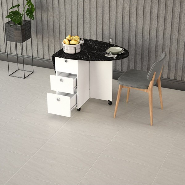 Katlanır Mutfak Masası Royal Mermer KM-07 Katlanır Mutfak Masası Royal Mermer KM-07