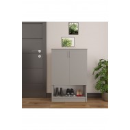 Asra Trend %100 MDFLAM Kül Gri Ayakkabılık A-03