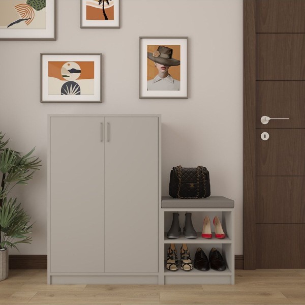 Asra Trend Kül Gri Ayakkabılık A-23