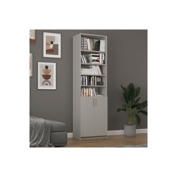 Asra Trend %100 MDFLAM Kül Gri Kapaklı Kitaplık K-33 Asra Trend %100 MDFLAM Kül Gri Kapaklı Kitaplık K-33