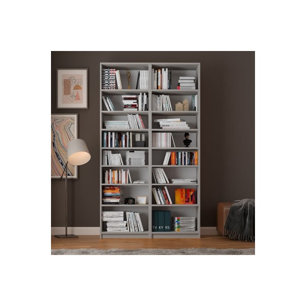 Asra Trend %100 MDFLAM Kül Gri Kitaplık K-11 Asra Trend %100 MDFLAM Kül Gri Kitaplık K-11