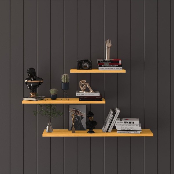 Modern Organizer Düzenleyici Dekoratif Kitaplık Banyo Mutfak 3'lü Duvarrafı Modern Organizer Düzenleyici Dekoratif Kitaplık Banyo Mutfak 3'lü Duvarrafı