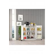 %100 MDFLAM Mutfak Kiler Dolabı Beyaz Mk-08