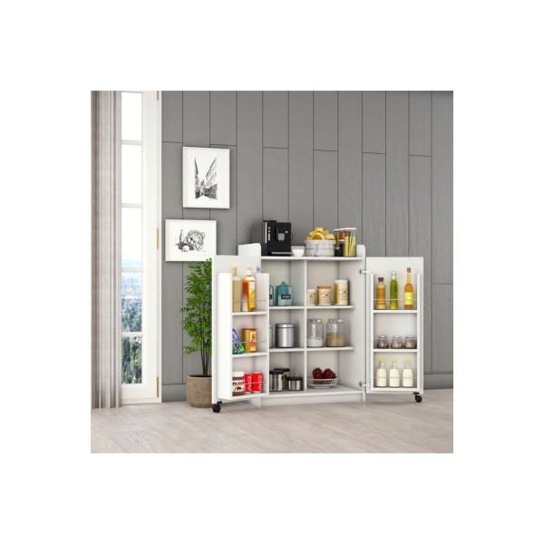%100 MDFLAM Mutfak Kiler Dolabı Beyaz Mk-08 %100 MDFLAM Mutfak Kiler Dolabı Beyaz Mk-08