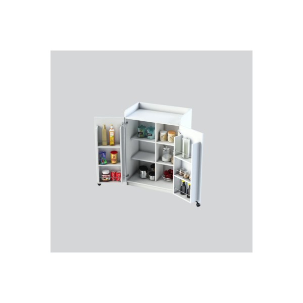 %100 MDFLAM Mutfak Kiler Dolabı Beyaz Mk-08 %100 MDFLAM Mutfak Kiler Dolabı Beyaz Mk-08