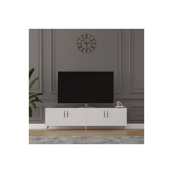 Asra Trend %100 MDFLAM Tv Ünitesi Beyaz T-01 Asra Trend %100 MDFLAM Tv Ünitesi Beyaz T-01