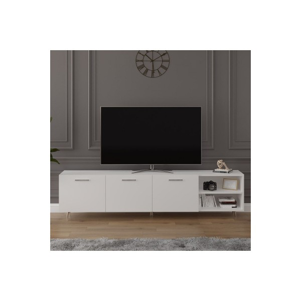 Asra Trend %100 MDFLAM Tv Ünitesi Beyaz T-18 Asra Trend %100 MDFLAM Tv Ünitesi Beyaz T-18