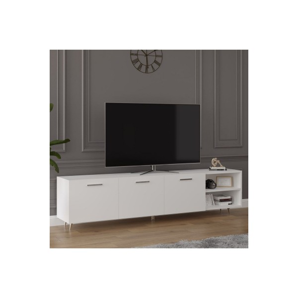Asra Trend %100 MDFLAM Tv Ünitesi Beyaz T-18 Asra Trend %100 MDFLAM Tv Ünitesi Beyaz T-18