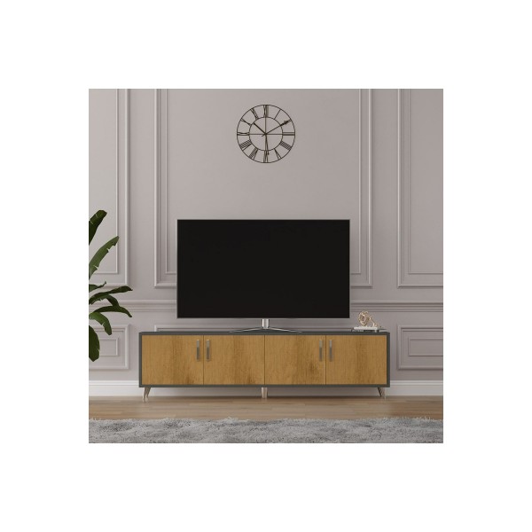 Tv Ünitesi Koyu Gri & Petra T-05 Tv Ünitesi Koyu Gri & Petra T-05