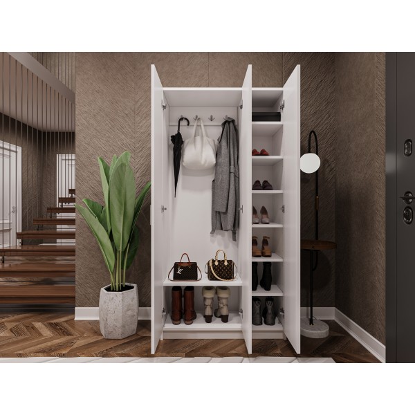 %100 MDFLAM Vestiyer & Portmanto V-07 (90cm) %100 MDFLAM Vestiyer & Portmanto V-07 (90cm)