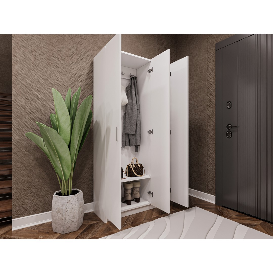 %100 MDFLAM Vestiyer & Portmanto V-07 (90cm)