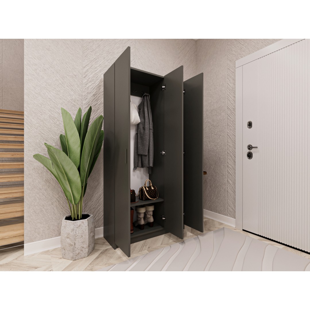 %100 MDFLAM Vestiyer & Portmanto V-07 (90cm)