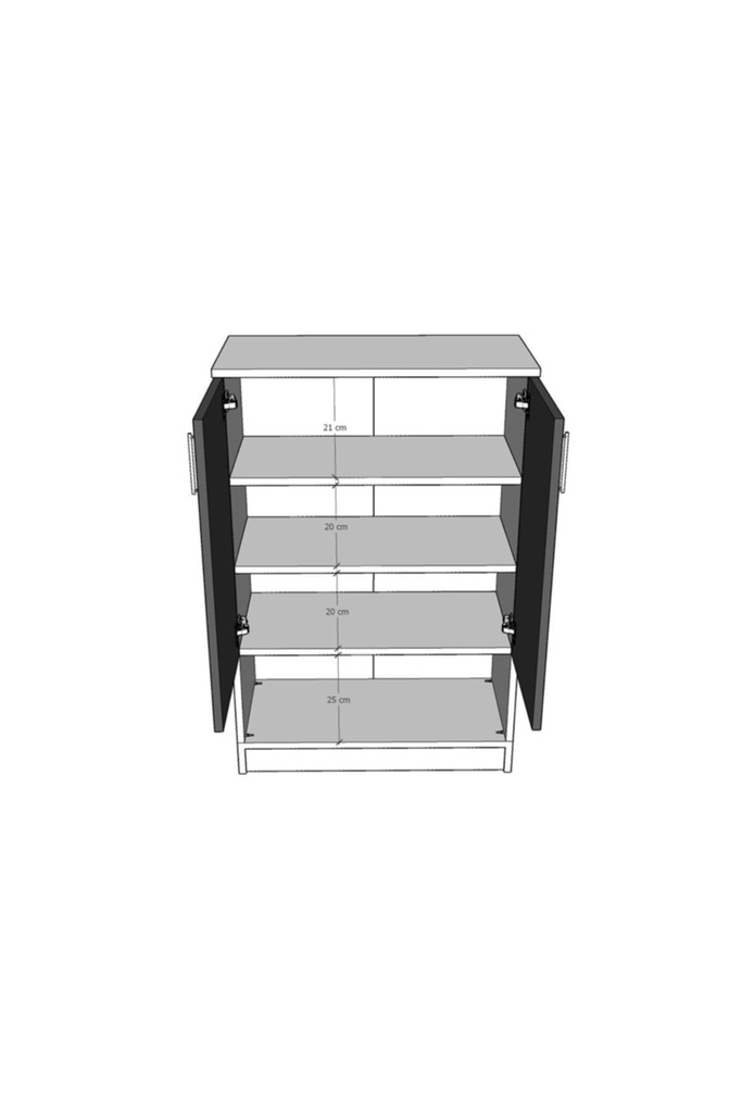 Beyaz Ayakkabılık A-01 - Görsel 4