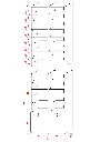 K-48 Petra Koyu Gri kitaplık ölçü şeması: 120 cm genişlik, 208 cm yükseklik, 30 cm derinlik; raf aralıkları 20,2-24,8 cm.