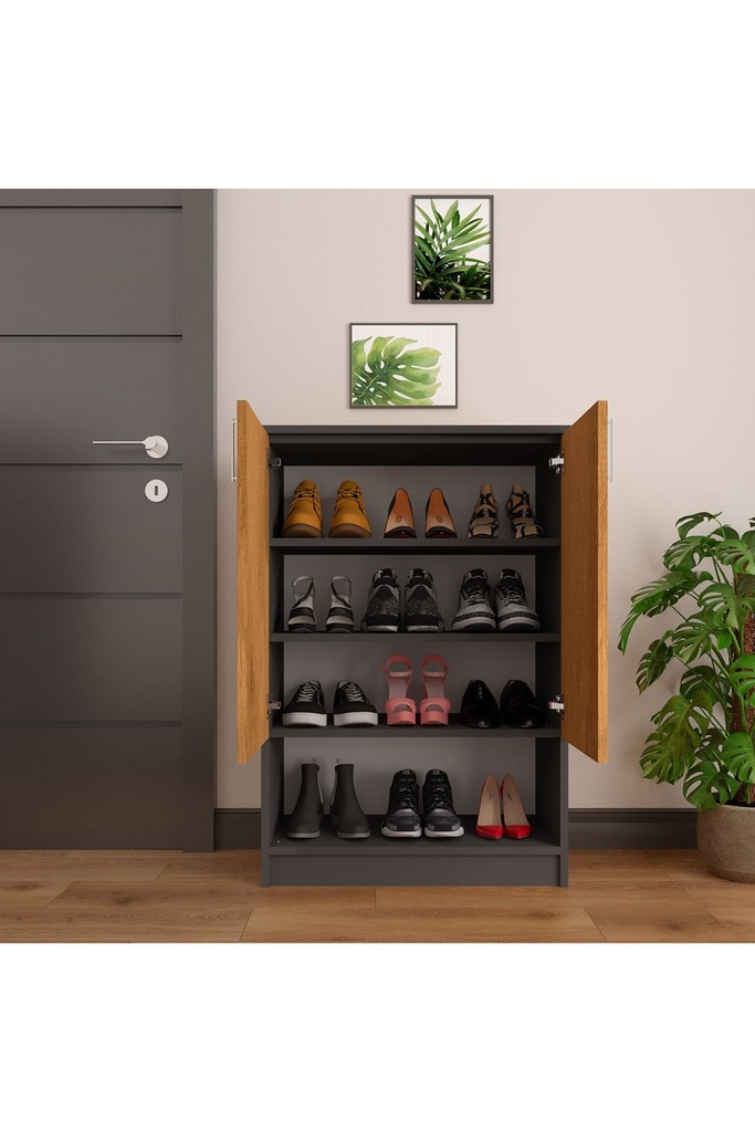 Koyu Gri & Petra Ayakkabılık A-09 - Görsel 2