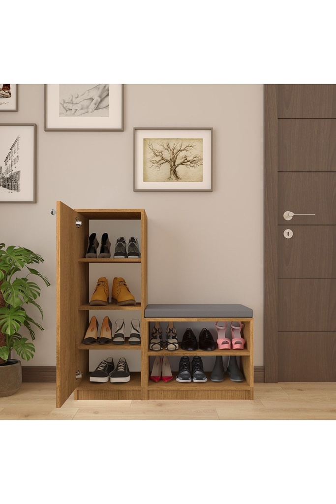 Puflu Tek Kapaklı Petra Ayakkabılık A-15 - Görsel 2