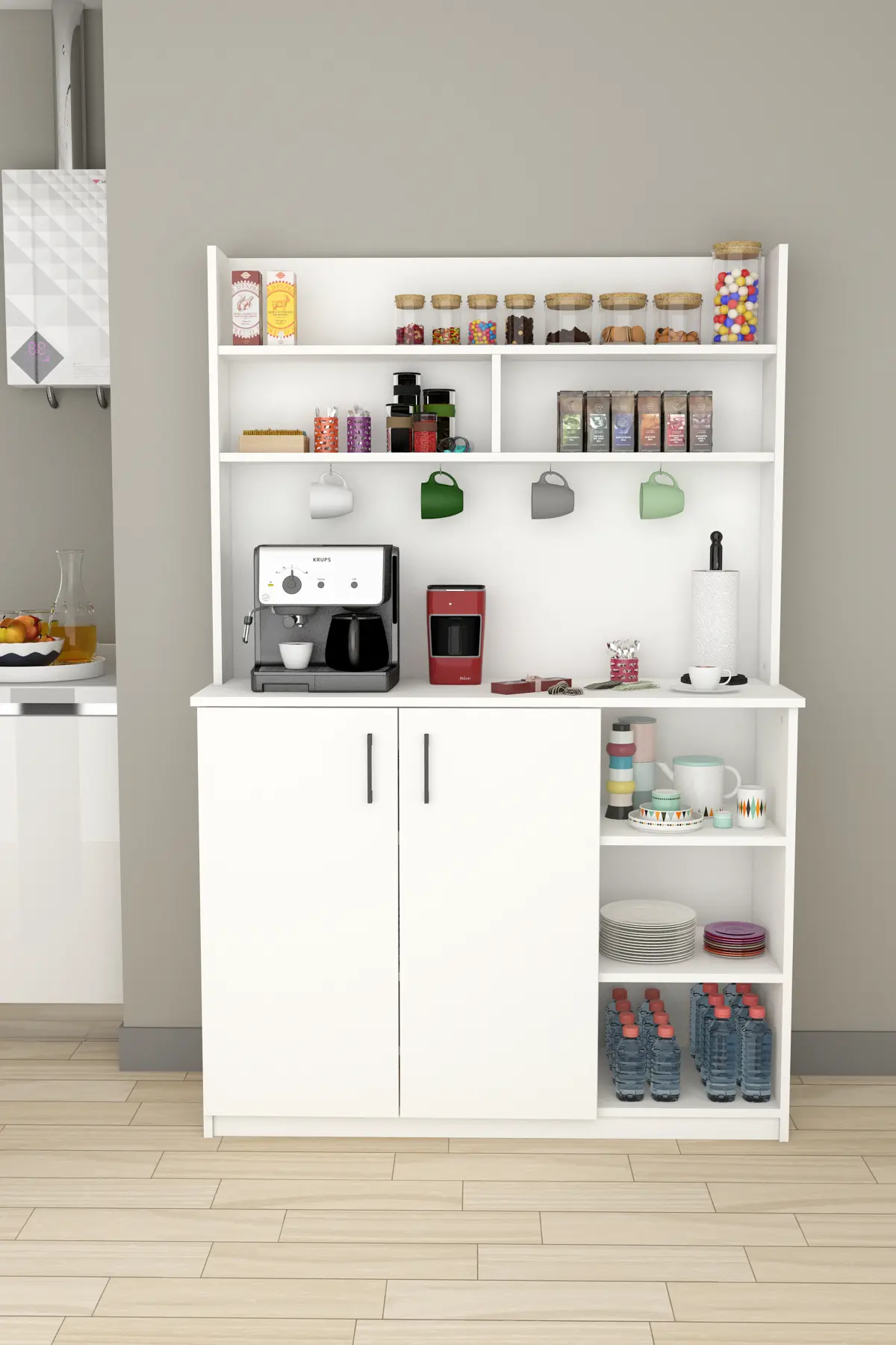 Premium Düzen ve Keyif Seti (K-01 Kitaplık & KAHVE02 Kahve Köşesi)