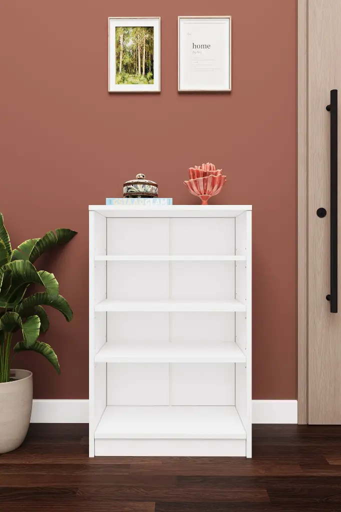 Ayakkabılık Açık Raflı 60 cm 4 Raflı Kapı Önü Ayakkabı Rafı - A-31