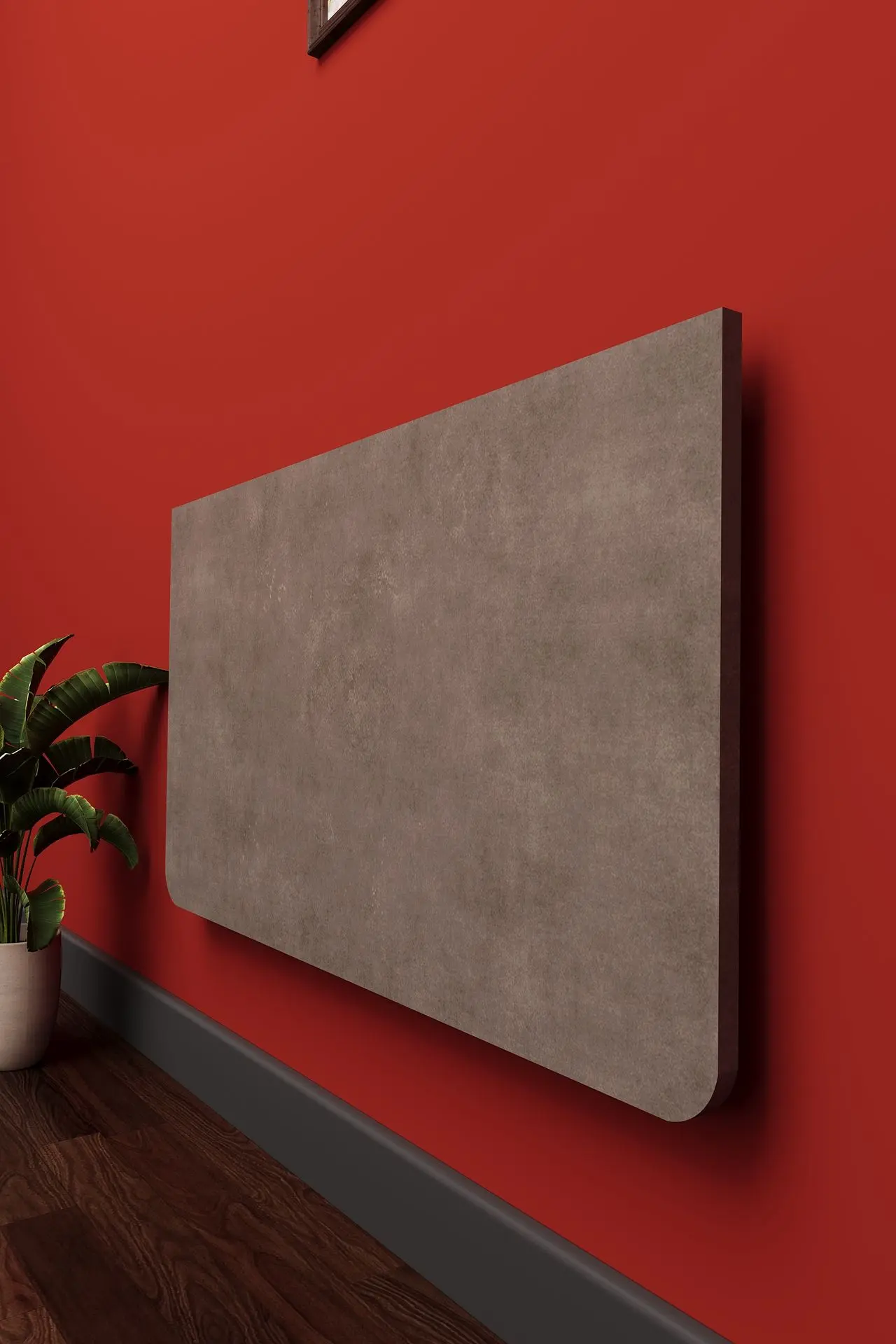 Duvara Monte Katlanır Masa Retro Gri 90x50 cm Açılır Kapanır - DMM-07