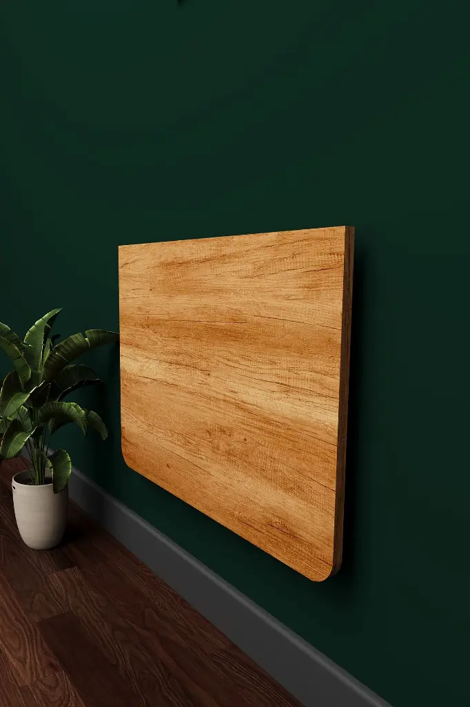 Duvara Monte Katlanır Masa Petra 68x50 cm Açılır Kapanır Mutfak Masası - DMM-13 