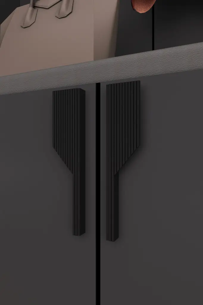 Aynalı Vestiyer ve Portmanto 180 cm Ayakkabılıklı Oturmalı V-02