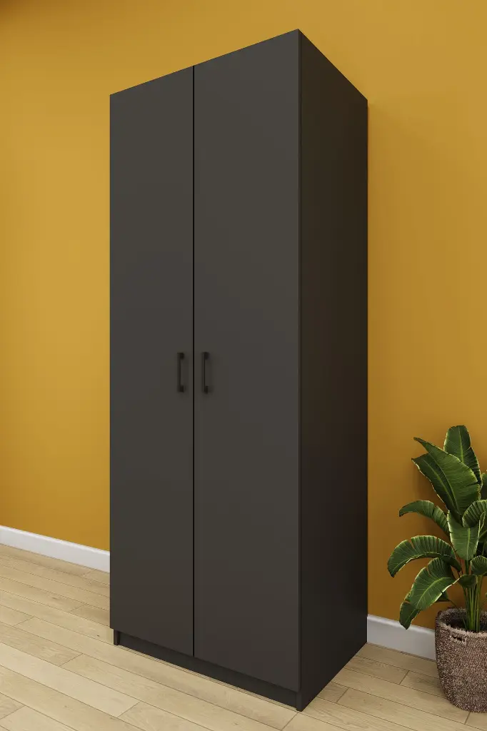 Yüklük Dolabı 2 Kapaklı 4 Bölmeli Raflı 80 cm - YK-01