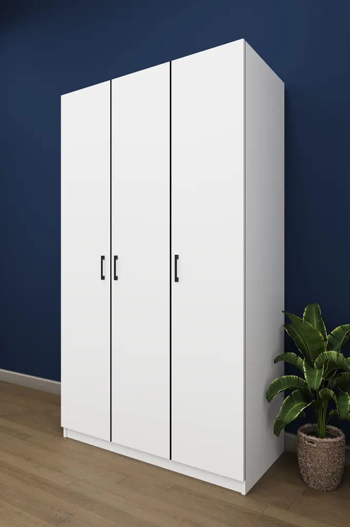 Yüklük Dolabı 3 Kapaklı 8 Bölmeli Raflı 120 cm - YK-02