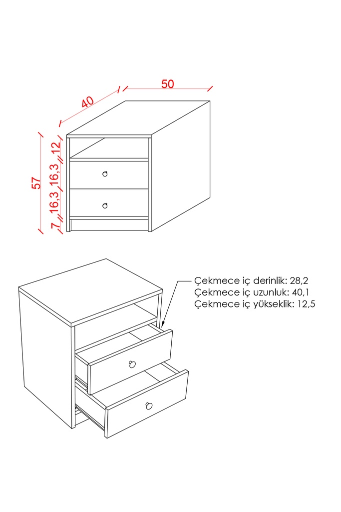 KMD04 Ölçüler