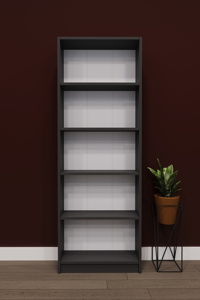 Raflı Kitaplık 169 cm Tek Modül Açık Kitaplık K002 