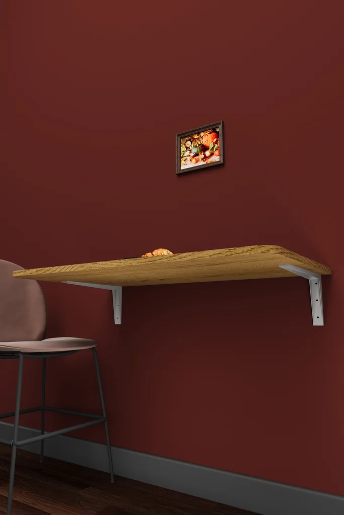 Duvara Monte Katlanır Masa 90x50 cm Açılır Kapanır - DMM-01