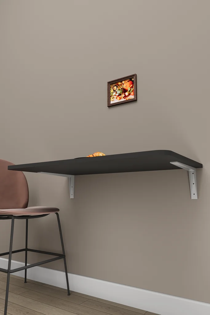 Duvara Monte Katlanır Masa 90x50 cm Açılır Kapanır - DMM-01