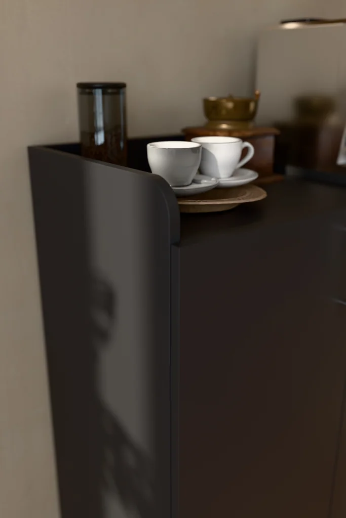 Mutfak Dolabı Kapak İçi Raflı Üst Tablalı 102 cm MDF - MK-08