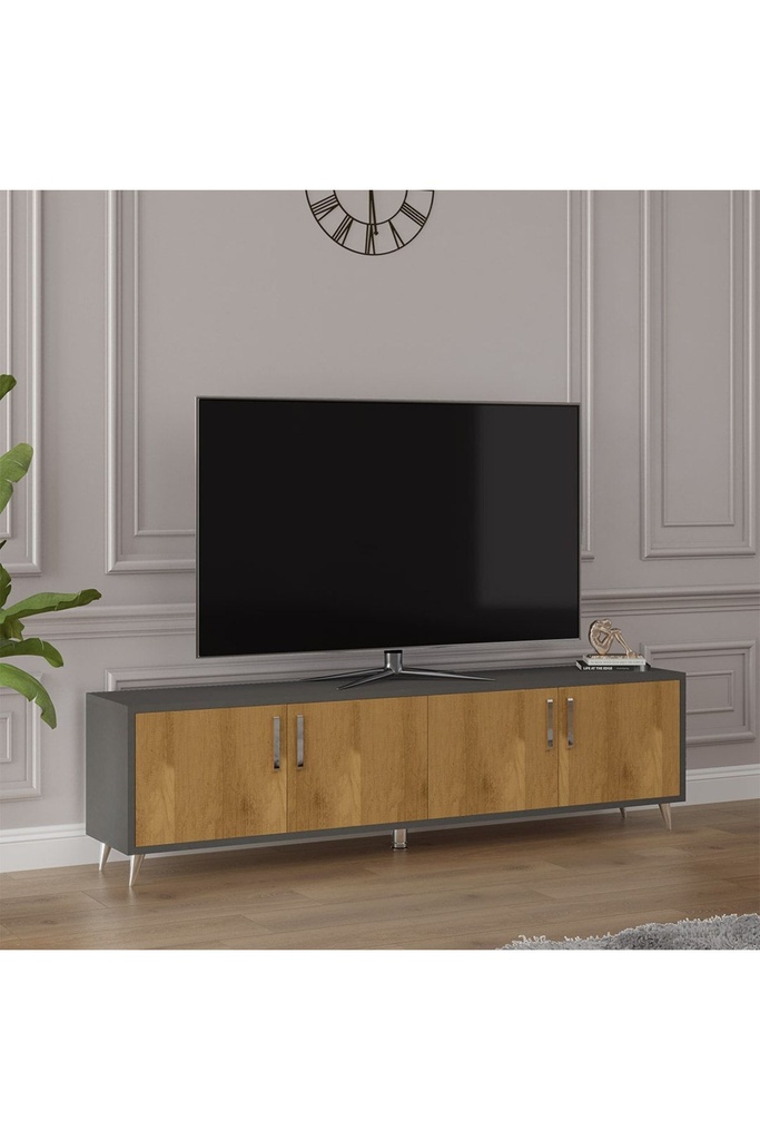 Tv Ünitesi Koyu Gri & Petra T-05  - Görsel 3