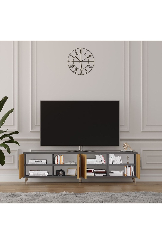 Tv Ünitesi Koyu Gri & Petra T-05  - Görsel 2