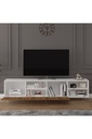 Tv Ünitesi Beyaz & Ceviz T-25  - Görsel 2